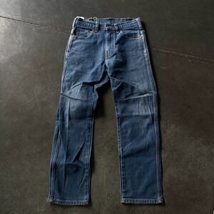 Levis 505 Straight Leg Jeans Mens 30x28 Medium Wash Blue Denim